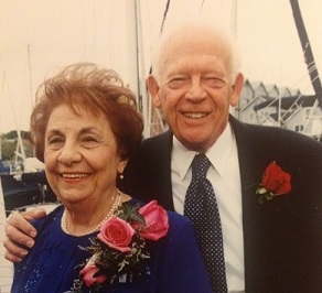 Former Kenosha County Board Supervisor Edwin Andersen and his wife, Angelina, in an undated photo. Mr. Andersen died Thursday, his wife, last year.