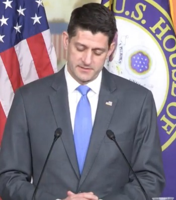 Paul Ryan Announces That He Will Not Seek Re-Election in the Fall 