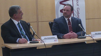 Mayoral Candidates John Antaramian and Bob Johnson