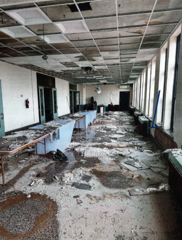 Madrigrano Marina Shores interior damage. 