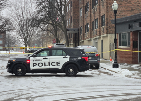 60th St. crime scene. 