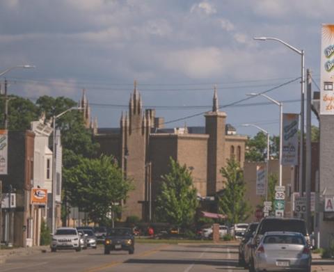 A view of Douglas Ave. 