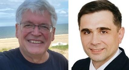 L-r, photos of Steve Doelder and Adam Duda. 