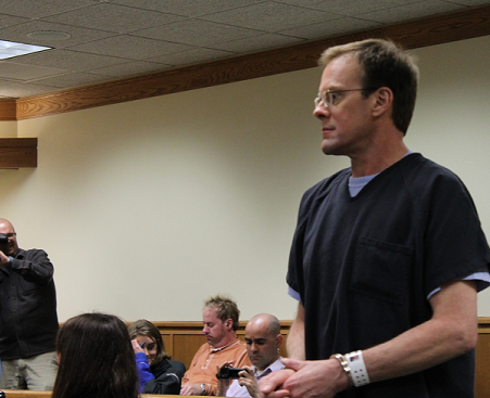 File photo of Mark Jensen in a courtroom. 