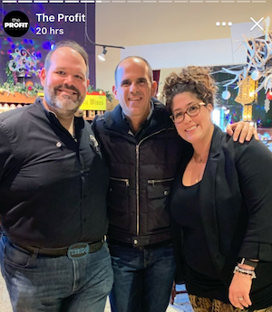 From Left to Right: Tyson Wehrmeister, Marcus Lemonis, and Natalie Brossard