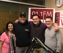 Shannon Wysocki, the co-leader of ‘Say Yes to Recess Wisconsin’; Kenosha School Board member Bob Tierney; Kenosha parent and teacher Sam Roochnik and Racine School Board member Scott Coey, who also teaches in KUSD. 