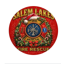 Salem Lakes Fire Dept. logo. 