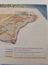 Drawing of proposed Shoop project with map key. 