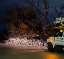 Scene off of 22nd Ave. north of Washington Rd. 
