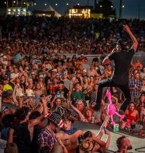 File photo of a Country Thunder act and crowd. 