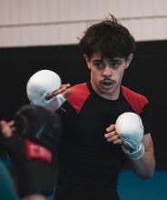 17-year-old MMA champion Andrew DeVito trains at Rothwell Mixed Martial Arts in Kenosha. Photo courtesy Andrew DeVito