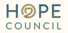 Hope Council logo. 