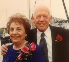 Former Kenosha County Board Supervisor Edwin Andersen and his wife, Angelina, in an undated photo. Mr. Andersen died Thursday, his wife, last year.