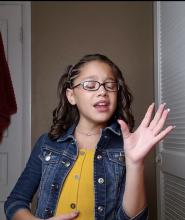 Liamani Segura, sings in the "Deborah Cox Challenge" 